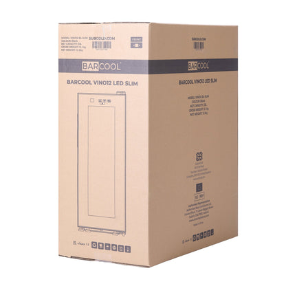 Barcool Vino12 LED Slim Wine Cooler | Refurbished